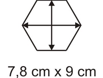 Acryl-Hexbase 7,8 x 9