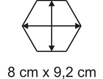 Acryl-Hexbase 8 x 9,2