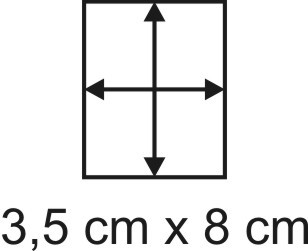 Eckbase 3,5x8 cm, 1,5mm dick