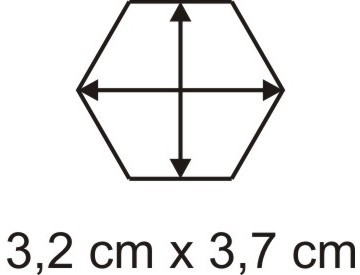 Acryl-Hexbase 3,2 x 3,7