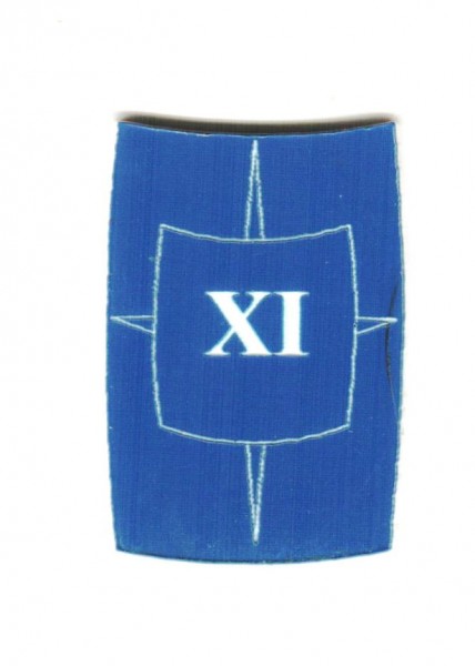 Zahlenmarker Scuta "11", blau