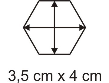 Acryl-Hexbase 3,5 x 4