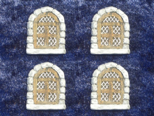 Bogenfenster (4 Stück)