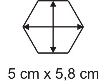 Acryl-Hexbase 5 x 5,8