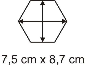 Acryl-Hexbase 7,5 x 8,7